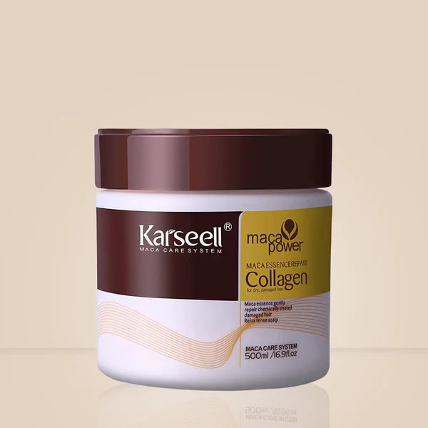 Mascarilla de colágeno Karseell + aceite antiencrespamiento